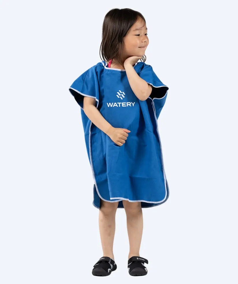 Sale Watery badeponcho til børn (1-6) - Microfiber - Royal Blue