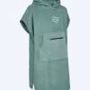 Online Watery badeponcho til junior (6-15) - Bomuld - Forest Green