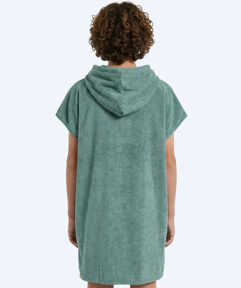 Online Watery badeponcho til junior (6-15) - Bomuld - Forest Green