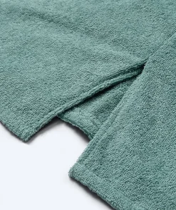 Online Watery badeponcho til junior (6-15) - Bomuld - Forest Green