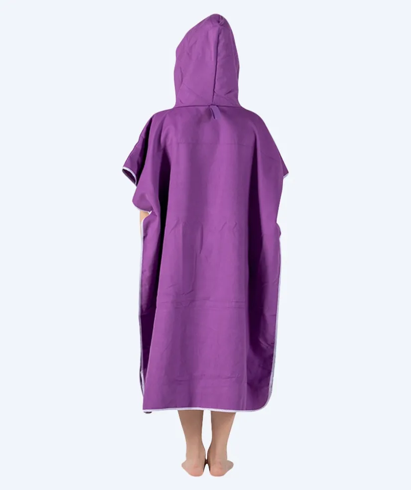 Outlet Watery badeponcho til junior (6-15) - Microfiber - Lilla
