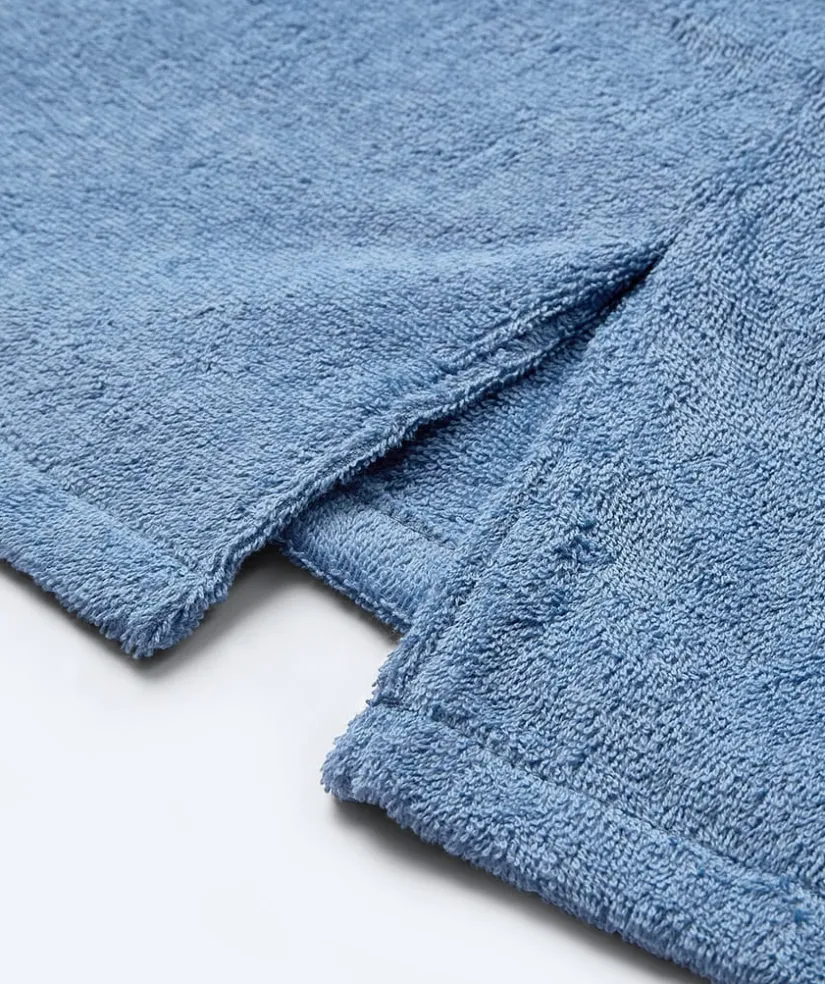 Online Watery badeponcho til junior (6-15) - Bomuld - Atlantic Blue