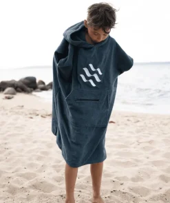 Best Watery badeponcho til junior (6-15) - Bomuld - Lilla