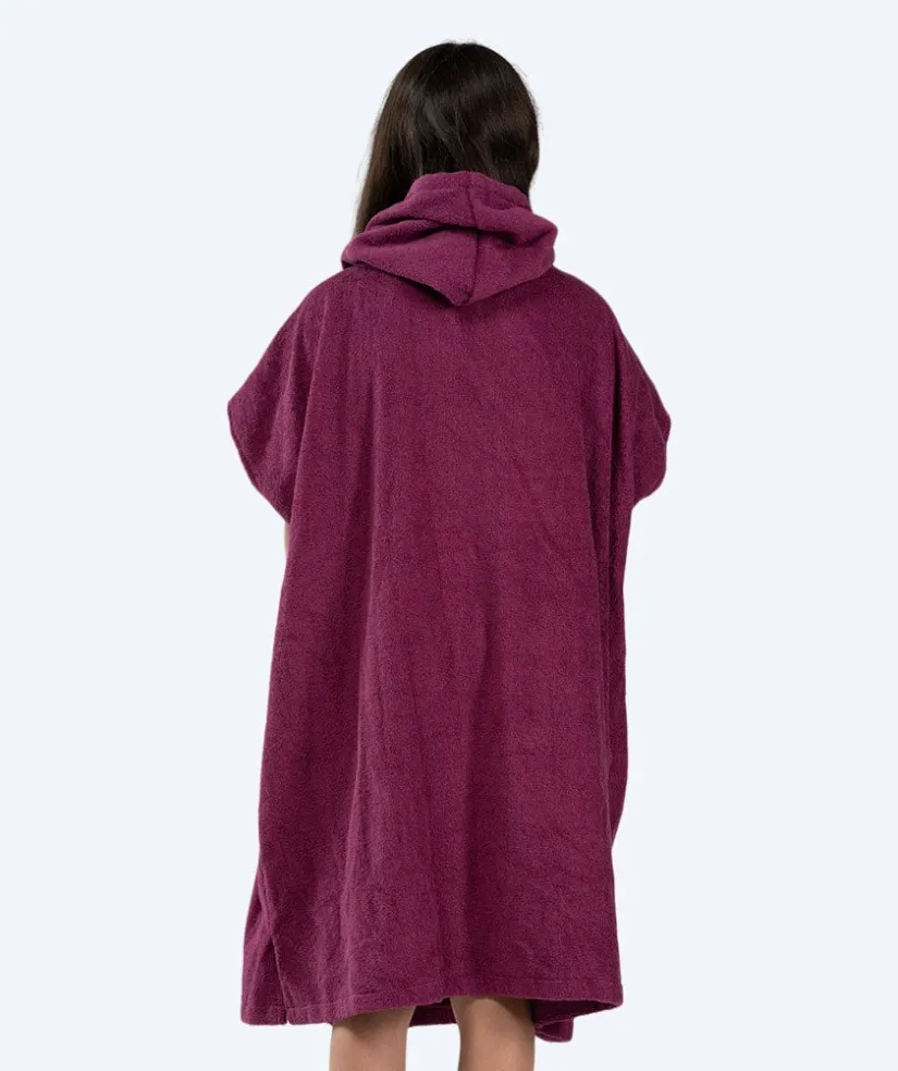 Best Watery badeponcho til junior (6-15) - Bomuld - Lilla