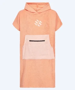 Online Watery badeponcho til junior (6-15) - Bomuld - Atlantic Pink