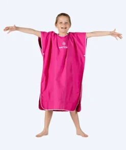 Outlet Watery badeponcho til junior (6-15) - Microfiber - Pink