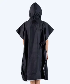 New Watery badeponcho til junior (6-15) - Microfiber - Sort