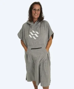 Sale Watery badeponcho til voksne - Bomuld - Grå