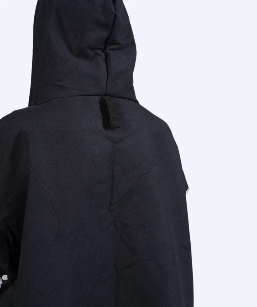 Best Watery badeponcho til voksne - Microfiber - Sort