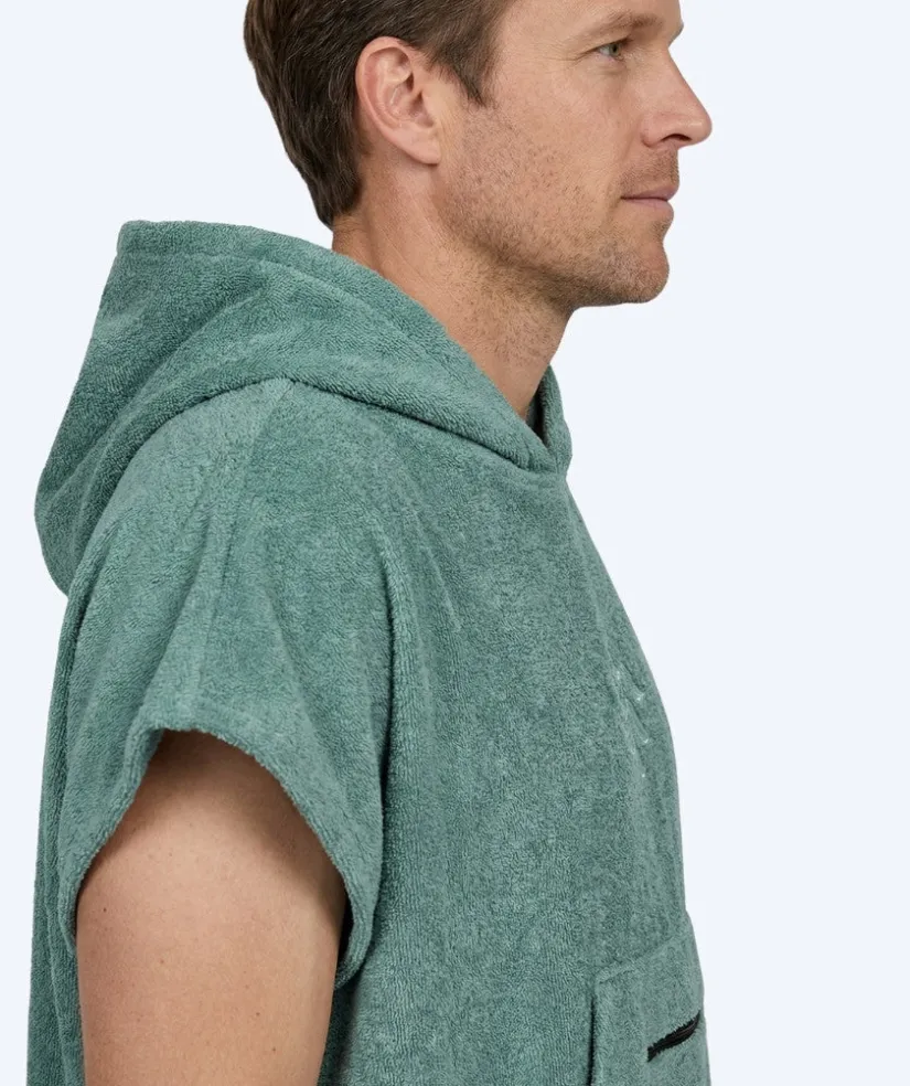 New Watery badeponcho til voksne - Bomuld - Forest Green