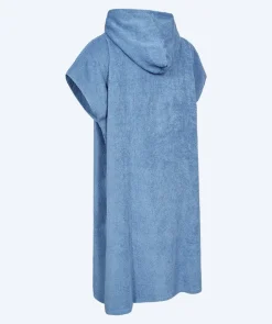 New Watery badeponcho til voksne - Bomuld - Atlantic Blue
