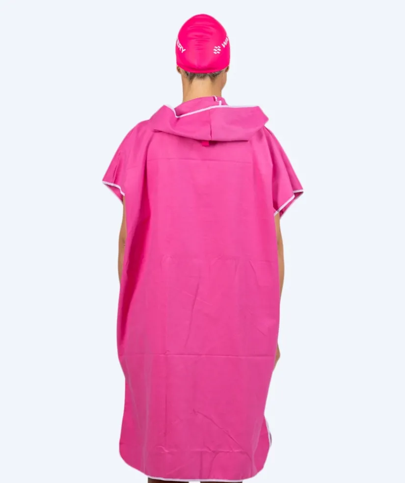 Clearance Watery badeponcho til voksne - Microfiber - Pink