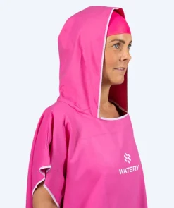 Clearance Watery badeponcho til voksne - Microfiber - Pink
