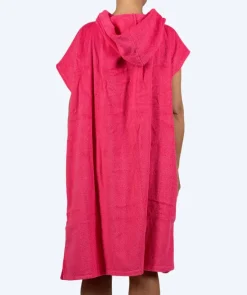 New Watery badeponcho til voksne - Bomuld - Pink