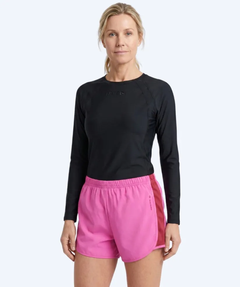 Hot Watery badeshorts til damer - Aiko - Pink/mørkerød