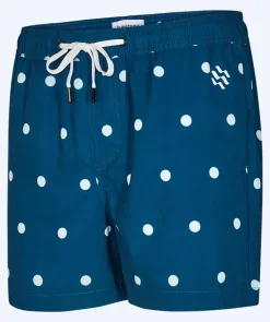 Best Watery badeshorts til mænd - Clifford Eco - Mørkeblå/hvid