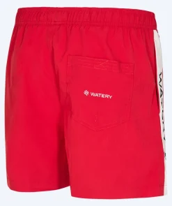 Outlet Watery badeshorts til mænd - Signature Eco - Rød