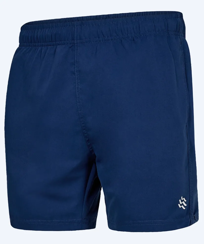 Online Watery badeshorts til mænd - Waverly - Mørkeblå