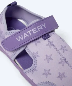 Clearance Watery badesko til børn - Pontoon - Lilla
