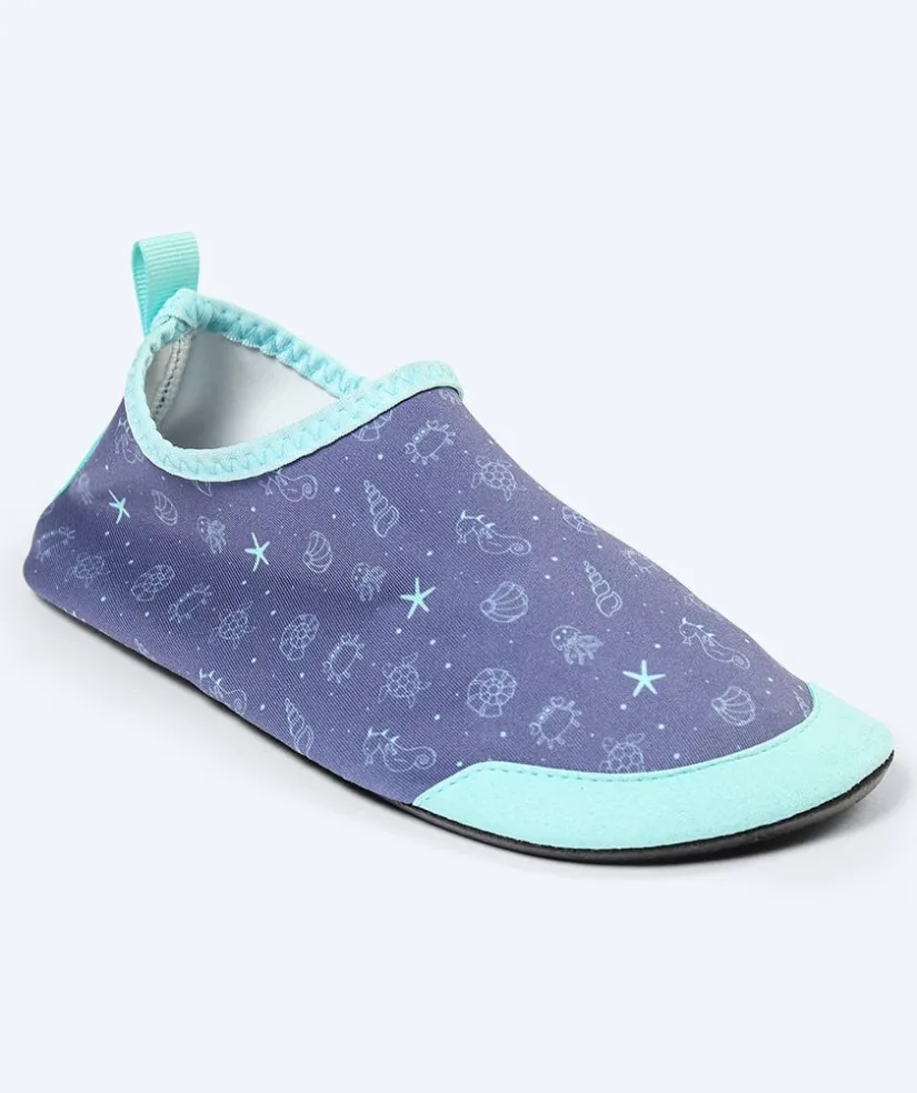 Discount Watery badesokker til børn - Seadon - Atlantic Turquoise