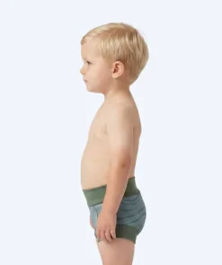 Sale Watery blebadebukser til børn - Neoprene Swim Nappy - Fjord Green