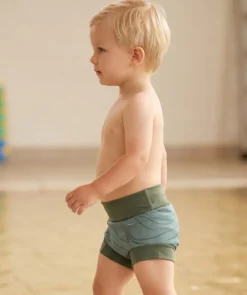 Sale Watery blebadebukser til børn - Neoprene Swim Nappy - Fjord Green