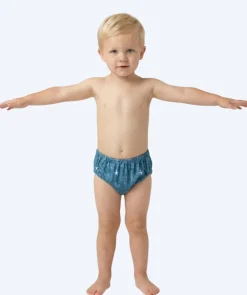 Watery blebadebukser til børn - Foss Lining Nappy - Atlantic Blue
