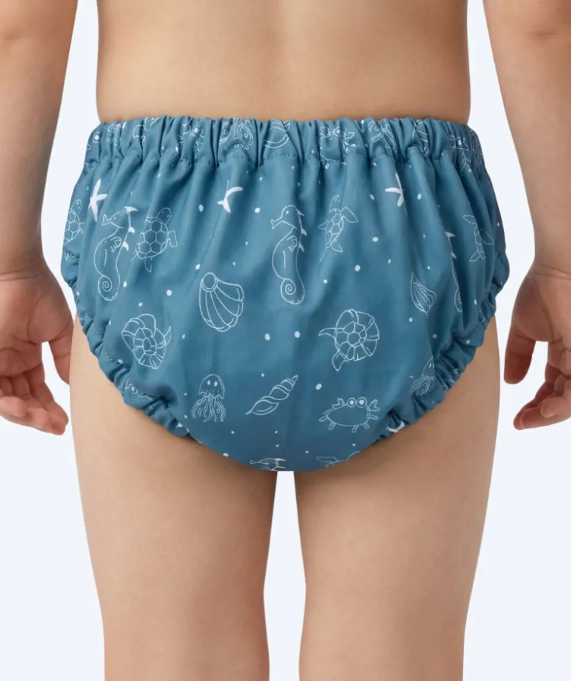 Watery blebadebukser til børn - Foss Lining Nappy - Atlantic Blue
