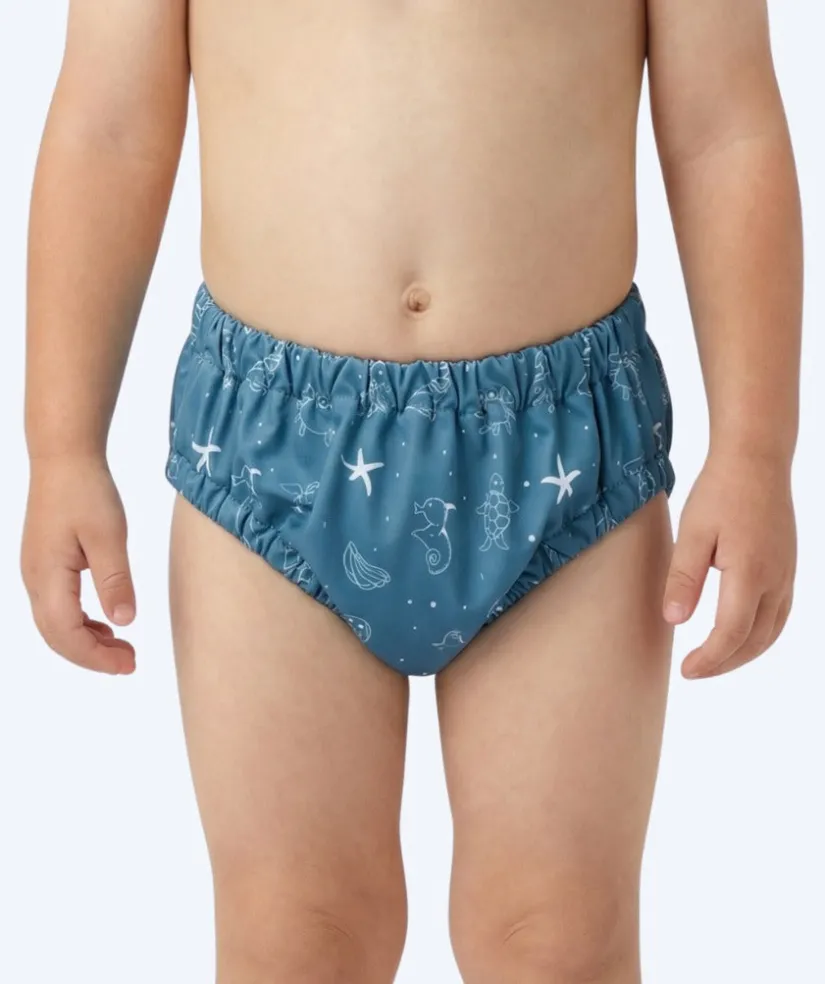 Watery blebadebukser til børn - Foss Lining Nappy - Atlantic Blue