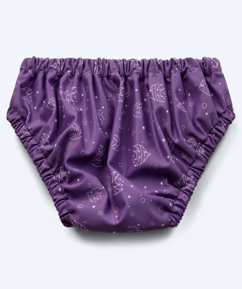 Online Watery blebadebukser til børn - Foss Lining Nappy - Atlantic Purple