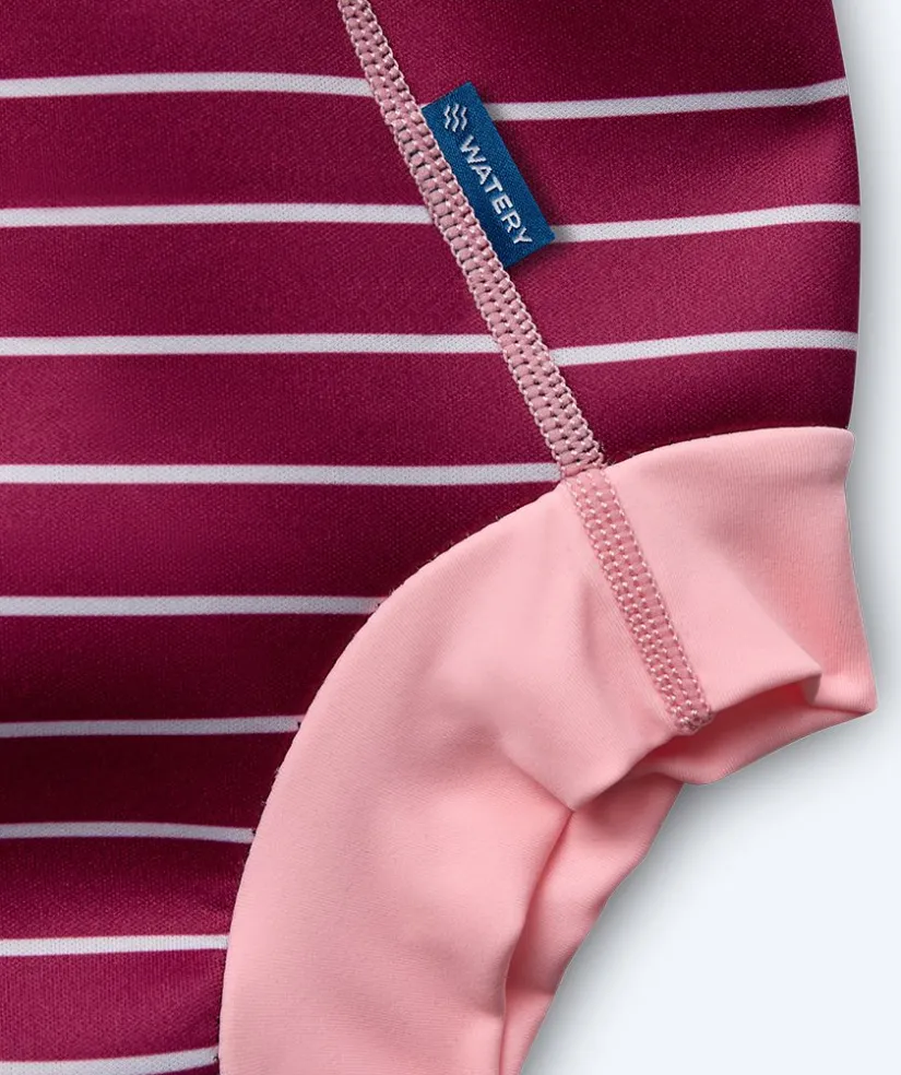 Discount Watery blebadebukser til børn - Neoprene Swim Nappy - Nordic Pink Stripes