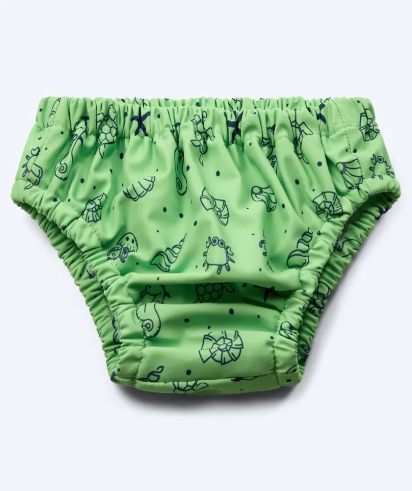 Hot Watery blebadebukser til børn - Foss Lining Nappy - Atlantic Green
