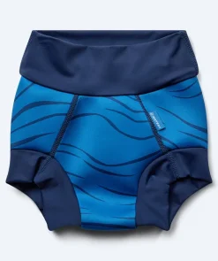 Discount Watery blebadebukser til børn - Neoprene Swim Nappy - Fjord Blue