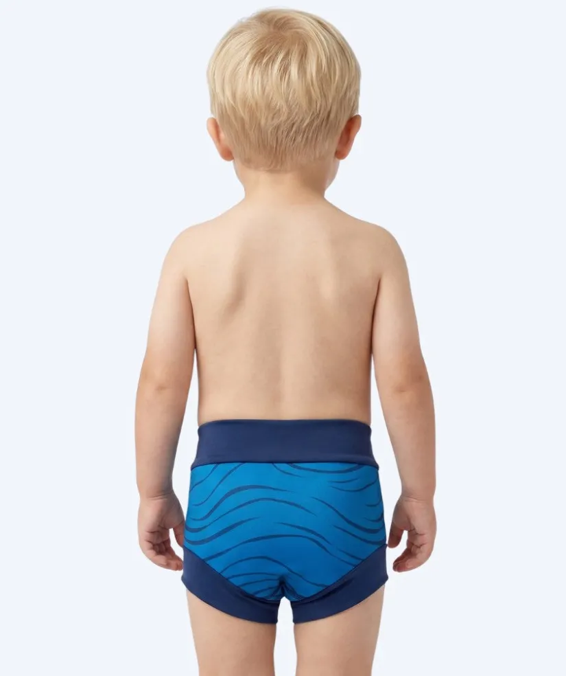 Discount Watery blebadebukser til børn - Neoprene Swim Nappy - Fjord Blue