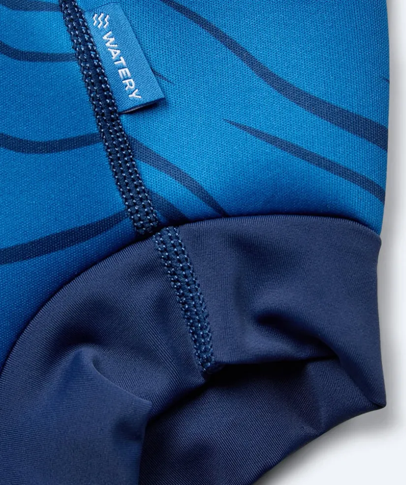 Discount Watery blebadebukser til børn - Neoprene Swim Nappy - Fjord Blue