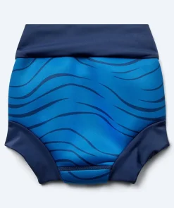 Discount Watery blebadebukser til børn - Neoprene Swim Nappy - Fjord Blue