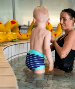 Best Watery blebadebukser til børn - Neoprene Swim Nappy - Atlantic Purple
