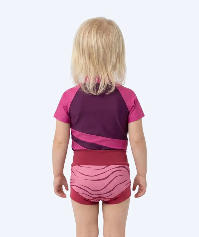 Discount Watery blebadebukser til børn - Neoprene Swim Nappy - Fjord Red