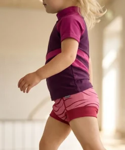 Discount Watery blebadebukser til børn - Neoprene Swim Nappy - Fjord Red