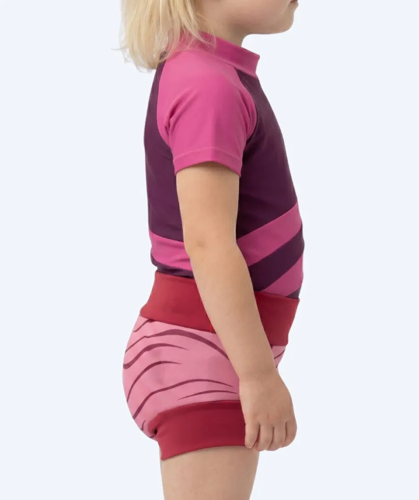 Discount Watery blebadebukser til børn - Neoprene Swim Nappy - Fjord Red