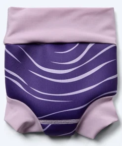 Watery blebadebukser til børn - Neoprene Swim Nappy - Fjord Purple