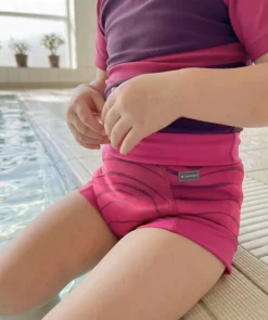 Watery blebadebukser til børn - Neoprene Swim Nappy - Fjord Pink