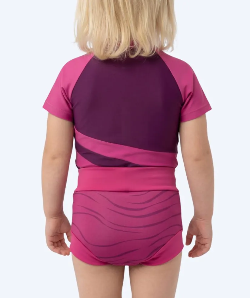 Watery blebadebukser til børn - Neoprene Swim Nappy - Fjord Pink