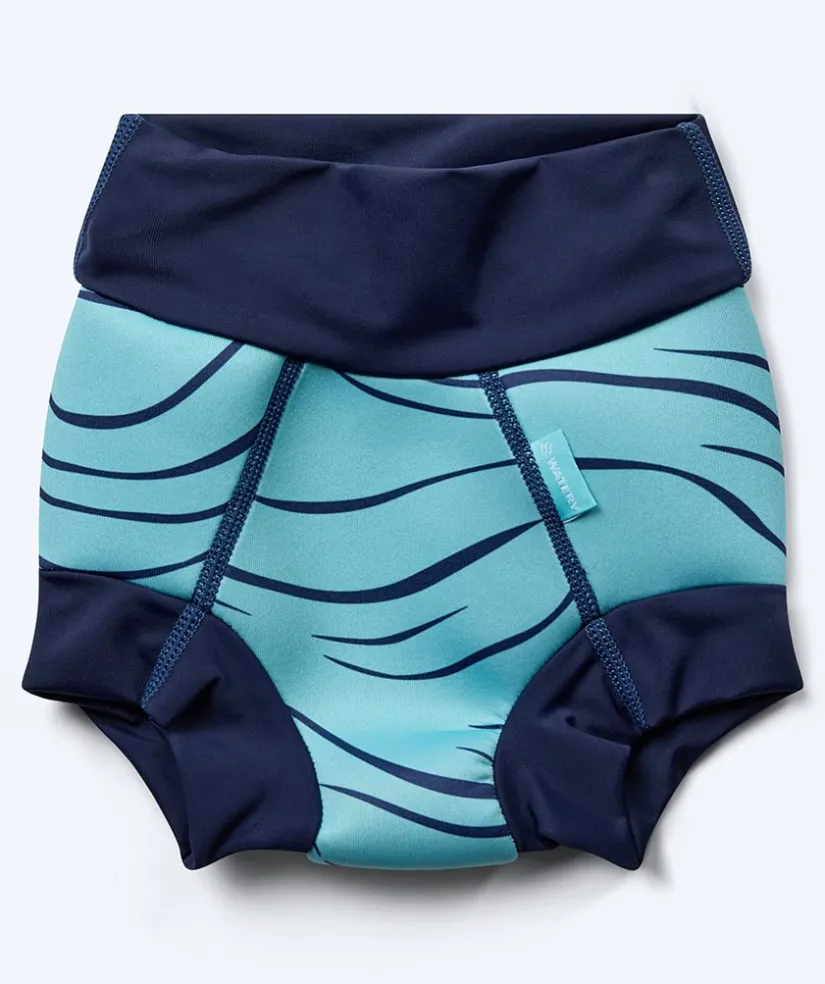 Discount Watery blebadebukser til børn - Neoprene Swim Nappy - Turquoise