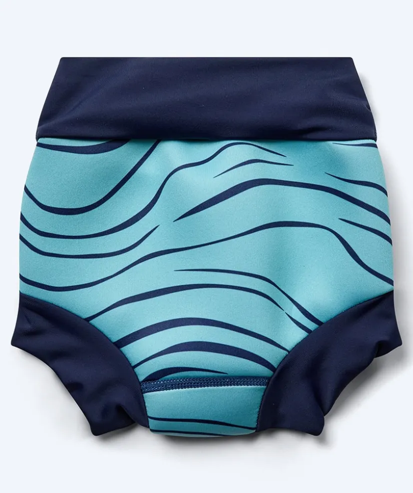 Discount Watery blebadebukser til børn - Neoprene Swim Nappy - Turquoise