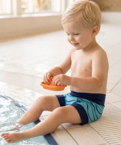 Discount Watery blebadebukser til børn - Neoprene Swim Nappy - Turquoise