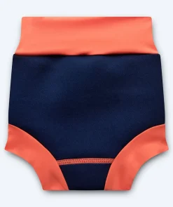 New Watery blebadebukser til børn - Neoprene Swim Nappy - Atlantic Orange