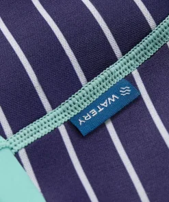 Sale Watery blebadebukser til børn - Neoprene Swim Nappy - Turquoise Stripes
