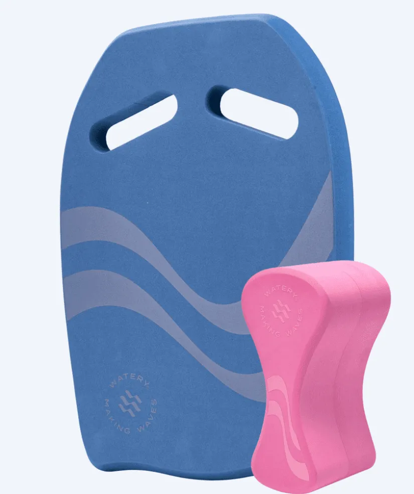 New Watery bundle med pullbuoy og svømmeplade - Heat