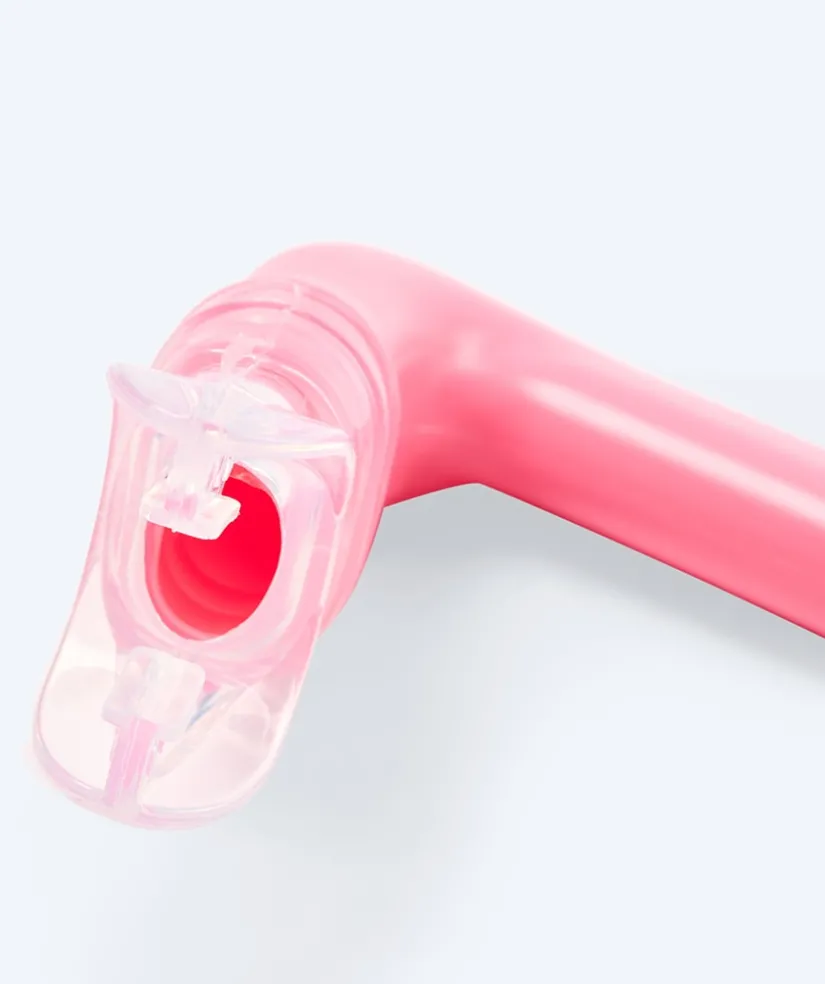 Best Watery centersnorkel til junior (10-16) - Hydrolite - Pink